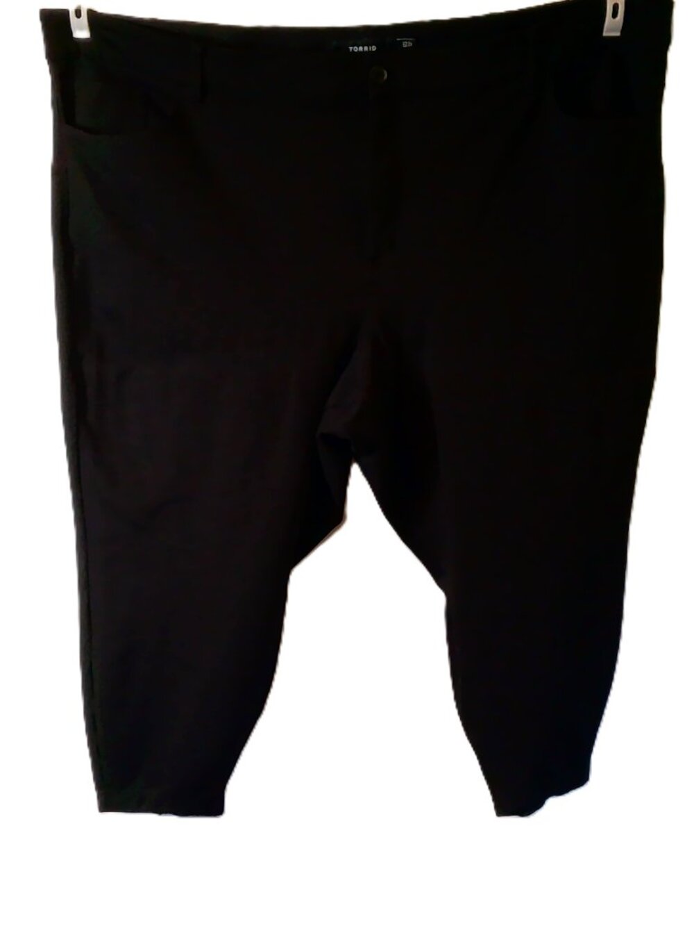 Torrid Women's Plus Size 30 Short Black Stretch Ponte Skinny Pants